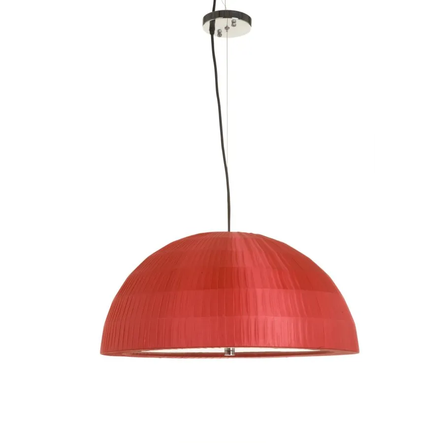 Klosz sufitowy CASKET czerwony Ø 80 cm